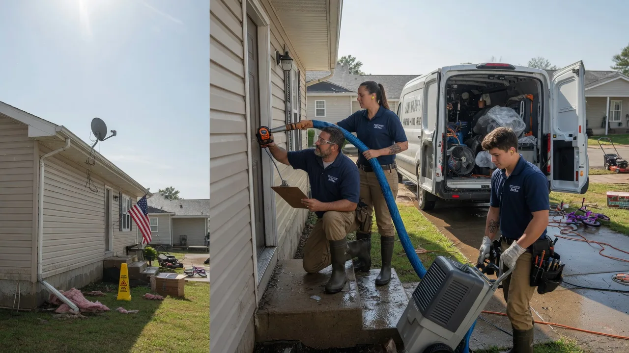 Ceiling Water Damage Restoration in Mechanicsburg, OH near me